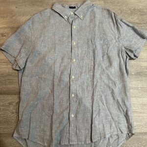 J. Crew Light Gray Casual Button Down Shirt